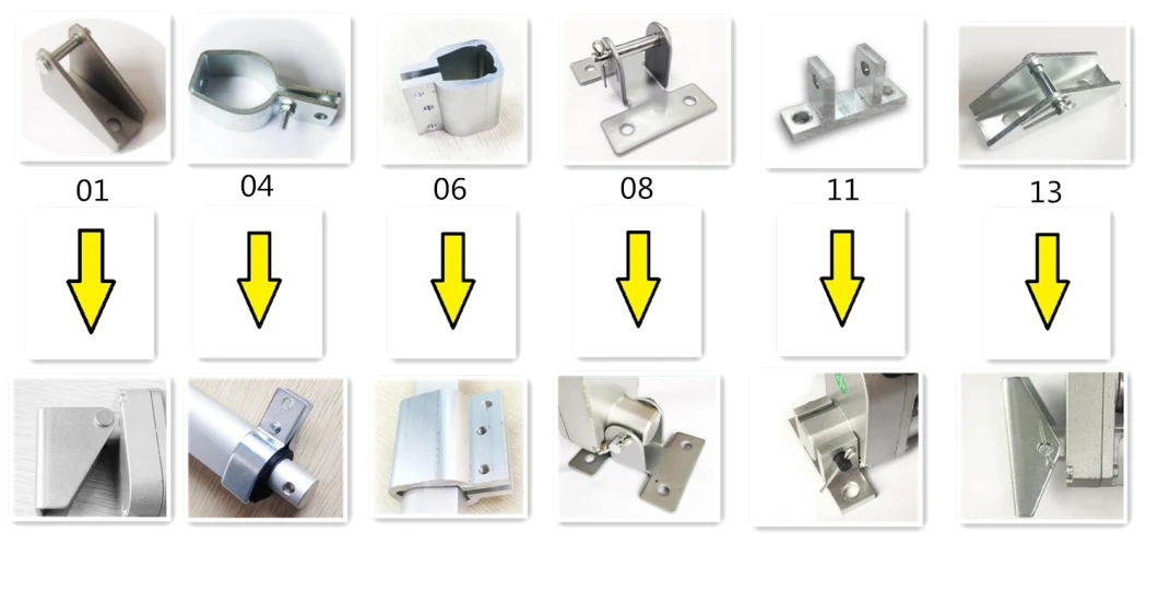 Electric Linear Actuator 220V 12V 24V 48V with Encoder Load Forcr 120n Speed 50mm/S Stroke 305mm IP54/IP65 for Surgical Bed Medical Bed Wheelchair