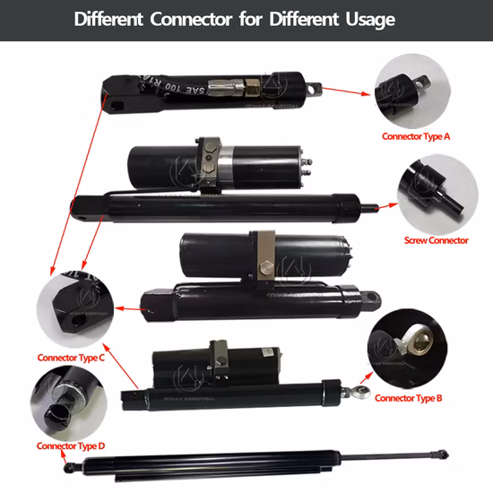 12000 N Hochleistungs-Linearaktuator mit einstellbarem Hub für die Industrie